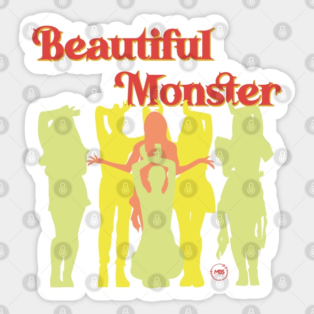 Stayc silhouette design in the beautiful monster era Sticker by MBSdesing 